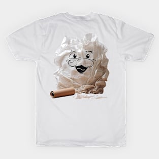 crinkle paper roll T-Shirt